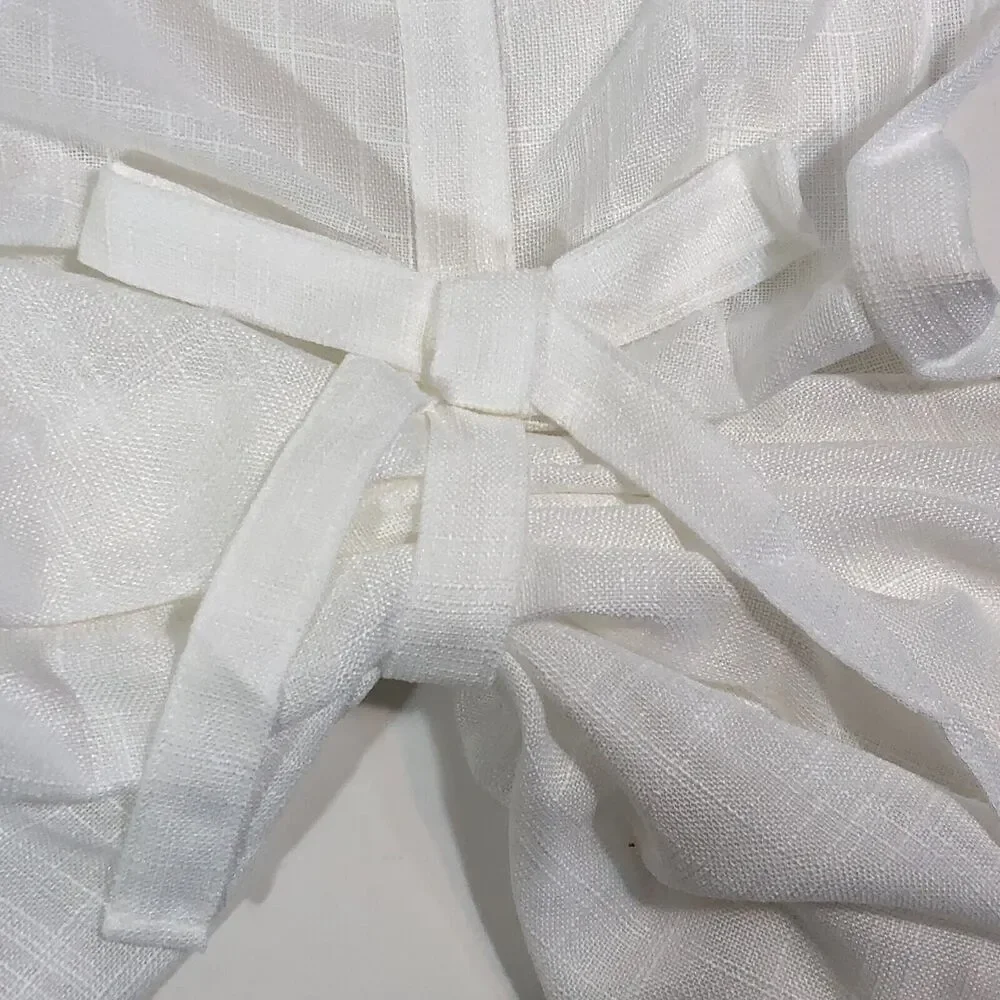 Vue Window Solutions Bayside Tie Up Shade White Bows Coquette 42